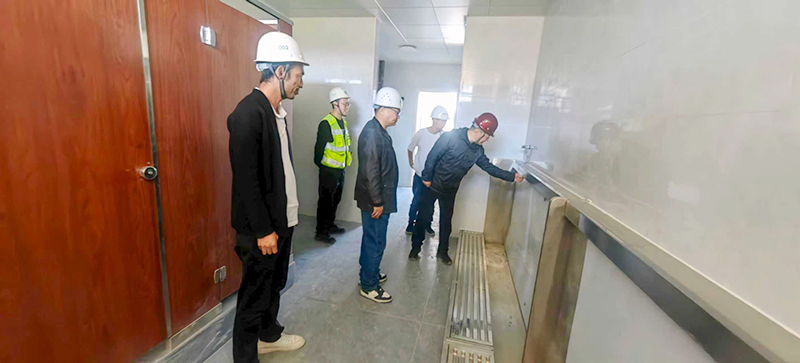 鄭州市建設投資集團有限公司 第六十七高級中學項目部國慶、中秋安全生產檢查簡報